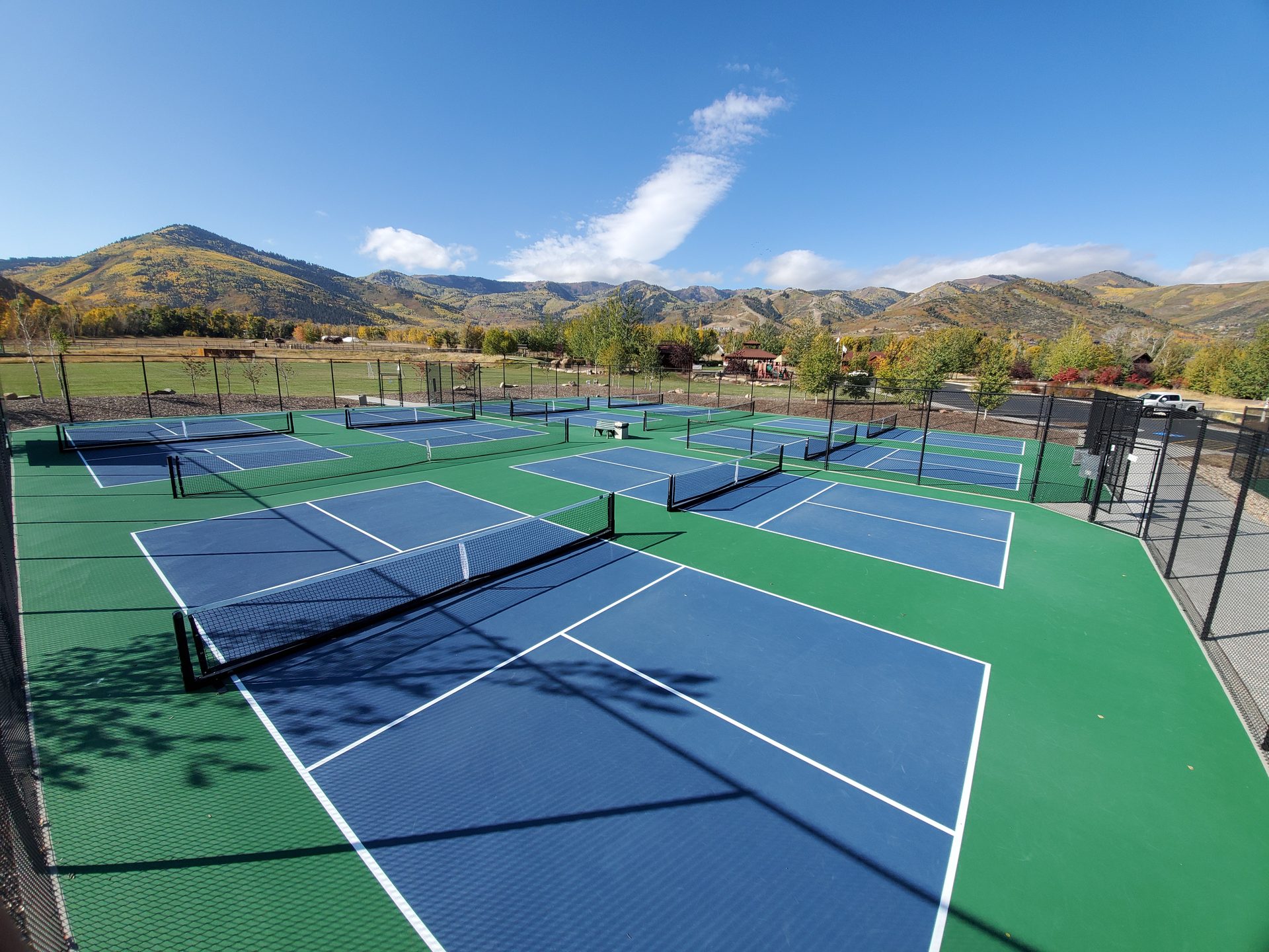 Tennis court by SafePlay Pro